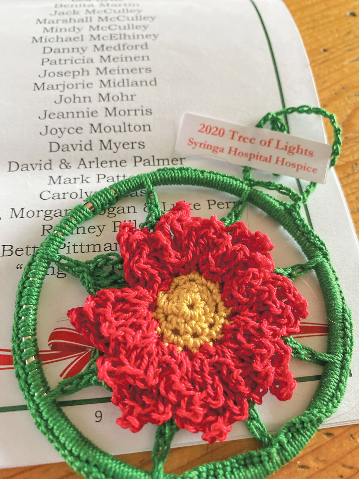 Handmade Christmas ornament photo